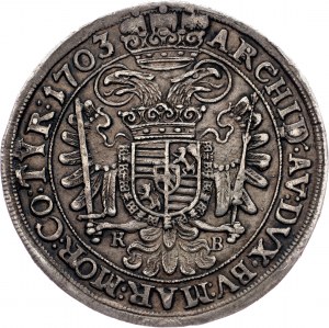 Léopold Ier, 1/2 Thaler 1703, KB, Kremnitz