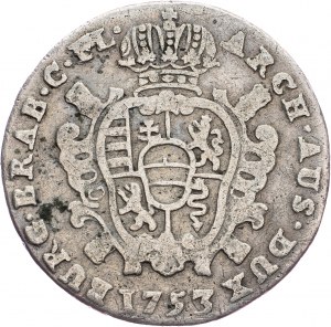 Niderlandy Austriackie, Maria Teresa, 1 Escalin 1753, Brugia