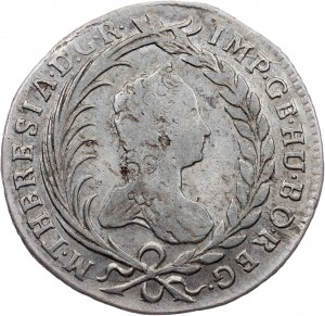 Maria Theresia, 20 Kreuzer 1764, Prag