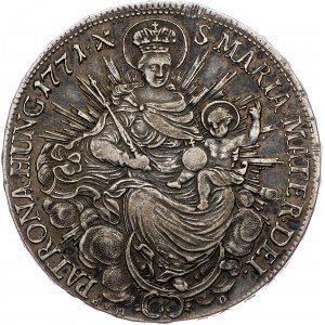 Maria Theresia, 1 Thaler 1771, K/EVM-D, Kremnitz