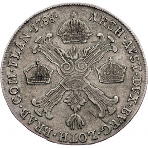 Giuseppe II, 1/2 tallero 1788, A, Vienna