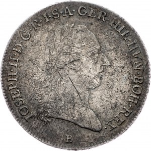 Giuseppe II, 1/4 Thaler 1789, B, Kremnitz