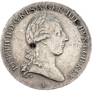Jozef II., 1/2 Thaler 1789, A, Viedeň