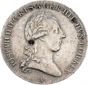 Joseph II., 1/2 Taler 1789, A, Wien