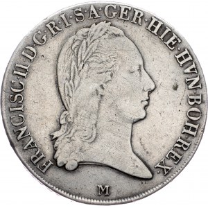 Franz I. (II.), 1 talar 1796, M, Mediolan