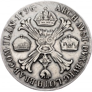 Franz I. (II.), 1 Thaler 1796, M, Milán