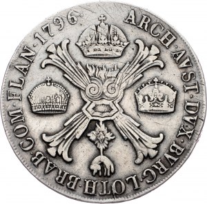 Franz I. (II.), 1 Thaler 1796, M, Miláno