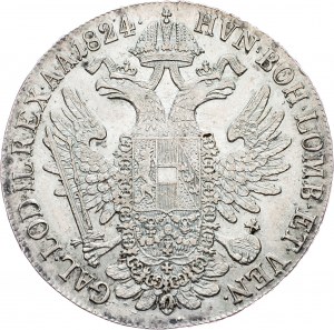 Franz I. (II.), 1 Thaler 1824, B, Kremnitz
