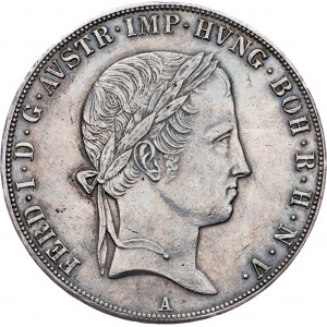 Ferdinando V., 1 Thaler 1845, A, Vienna