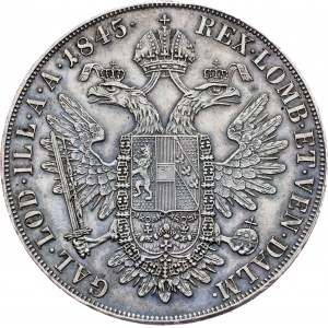 Ferdinand V., 1 Thaler 1845, A, Viedeň