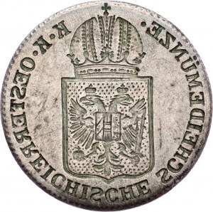 František Josef I., 6 Kreuzer 1849, INCUSE
