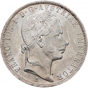 Franciszek Józef I, 1 Gulden 1858, A