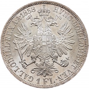 Francesco Giuseppe I., 1 Gulden 1858, A