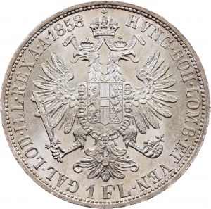 Francesco Giuseppe I., 1 Gulden 1858, A
