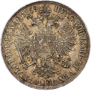 Francesco Giuseppe I., 1 Gulden 1859, B, Kremnitz