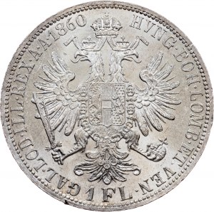 Franciszek Józef I, 1 Gulden 1860, A