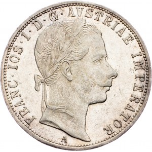 Franz Joseph I., 1 Gulden 1861, A, Vídeň