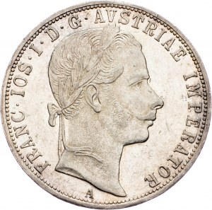 Franz Joseph I., 1 Gulden 1861, A, Viedeň