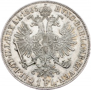 Franz Joseph I., 1 Gulden 1865, B, Kremnitz