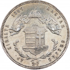 František Josef I., 1 forint 1869, GYF