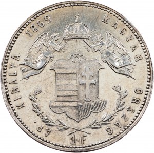 Franciszek Józef I, 1 forint 1869, GYF