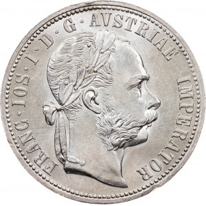 Franz Joseph I., 1 Gulden 1875, Viedeň