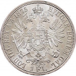 Franz Joseph I., 1 Gulden 1875, Vídeň