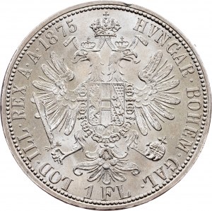 Franz Joseph I., 1 Gulden 1875, Viedeň