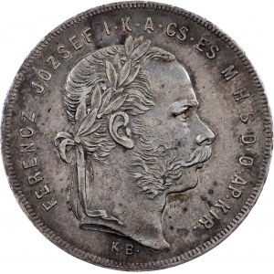 Franz Joseph I., 1 Forint 1875, KB