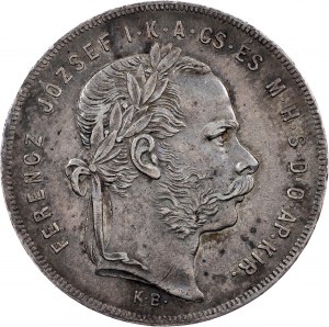 François-Joseph Ier, 1 Forint 1875, KB