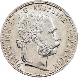 Franz Joseph I., 1 Gulden 1877, Vídeň