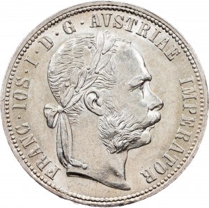 Franz Joseph I., 1 Gulden 1877, Viedeň
