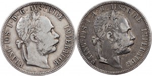 Franz Joseph I., 1 Gulden 1878, 1890, Vídeň