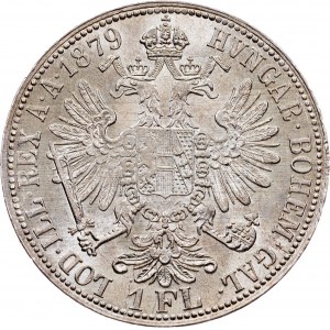 Franz Joseph I., 1 Gulden 1879, Vídeň