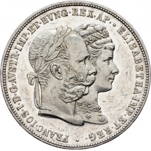 Franz Joseph I., 2 Gulden 1879, Vídeň