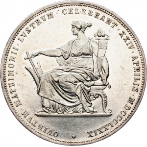 Franz Joseph I., 2 Gulden 1879, Viedeň