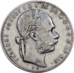 Franz Joseph I., 1 Forint 1880, KB