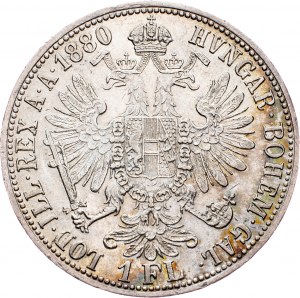 Franz Joseph I., 1 Gulden 1880, Vienna