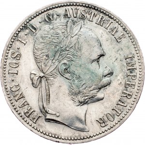 Franz Joseph I., 1 Gulden 1883, Viedeň