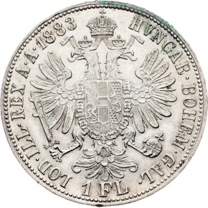 Franz Joseph I., 1 Gulden 1883, Vídeň