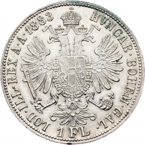 Franz Joseph I., 1 Gulden 1883, Wien