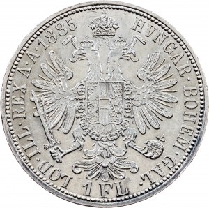 Franz Joseph I., 1 Gulden 1885, Wien