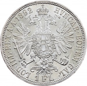 Franz Joseph I., 1 Gulden 1892, Viedeň
