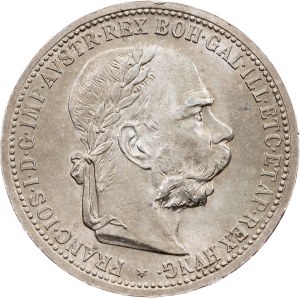 František Jozef I., 1 koruna 1899, Viedeň