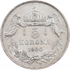 Franz Joseph I., 5 Korona 1900, KB