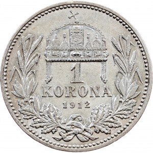 Franz Joseph I., 1 Korona 1912, KB