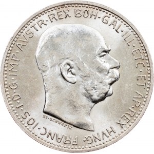 František Josef I., 1 koruna 1913, Vídeň