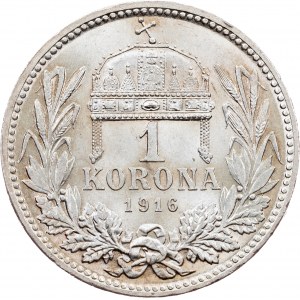 Franz Joseph I., 1 Korona 1916, KB