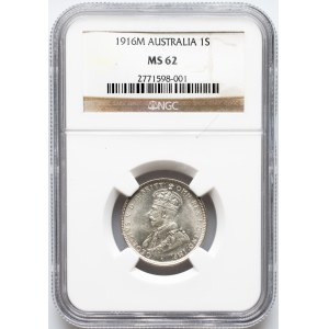Austrália, 1 šiling 1916, M