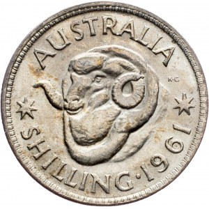 Austrália, 1 šiling 1961